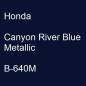 Preview: Honda, Canyon River Blue Metallic, B-640M.